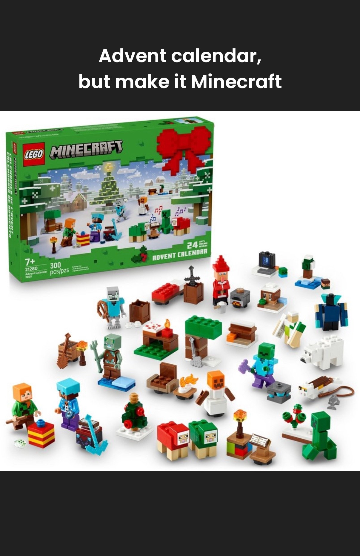 LEGO Minecraft Advent Calendar ⛏️🎄
Daily countdown + tiny builds = pure holiday magic (and 15 minutes of quiet for mom 😅).
Perfect for my 5-year-old who thinks bedtime is optional but mining is not.

Each day reveals a mini Minecraft surprise — mobs, tools, blocks, chaos — all the good stuff.

👉 Linked it because this one’s selling out faster than you can say “Creeper!” 💥

#LTKKids #LTKHoliday #LTKSeasonal #momlife #minecraftkids

#LTKKids #LTKFindsUnder50 #LTKSeasonal