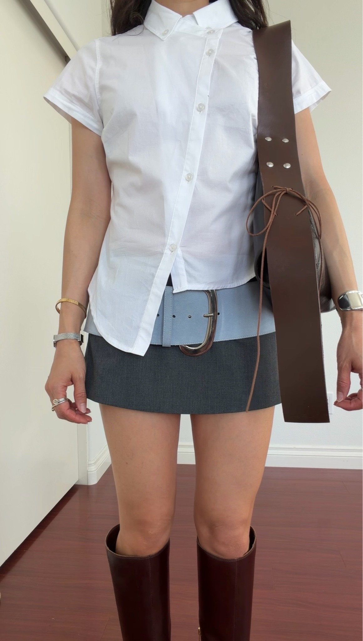 Size UP in top! Wearing a small, 0 in skort (on sale)!