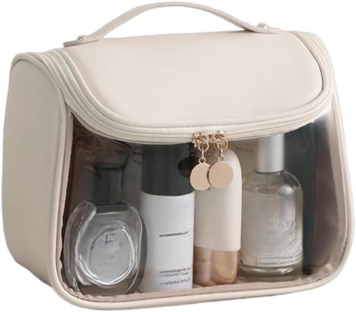 Travel Toiletry Bag for Make Up with Hanging Hook for Skincare, Shower, Car and Tech accessories ... | Amazon (US)