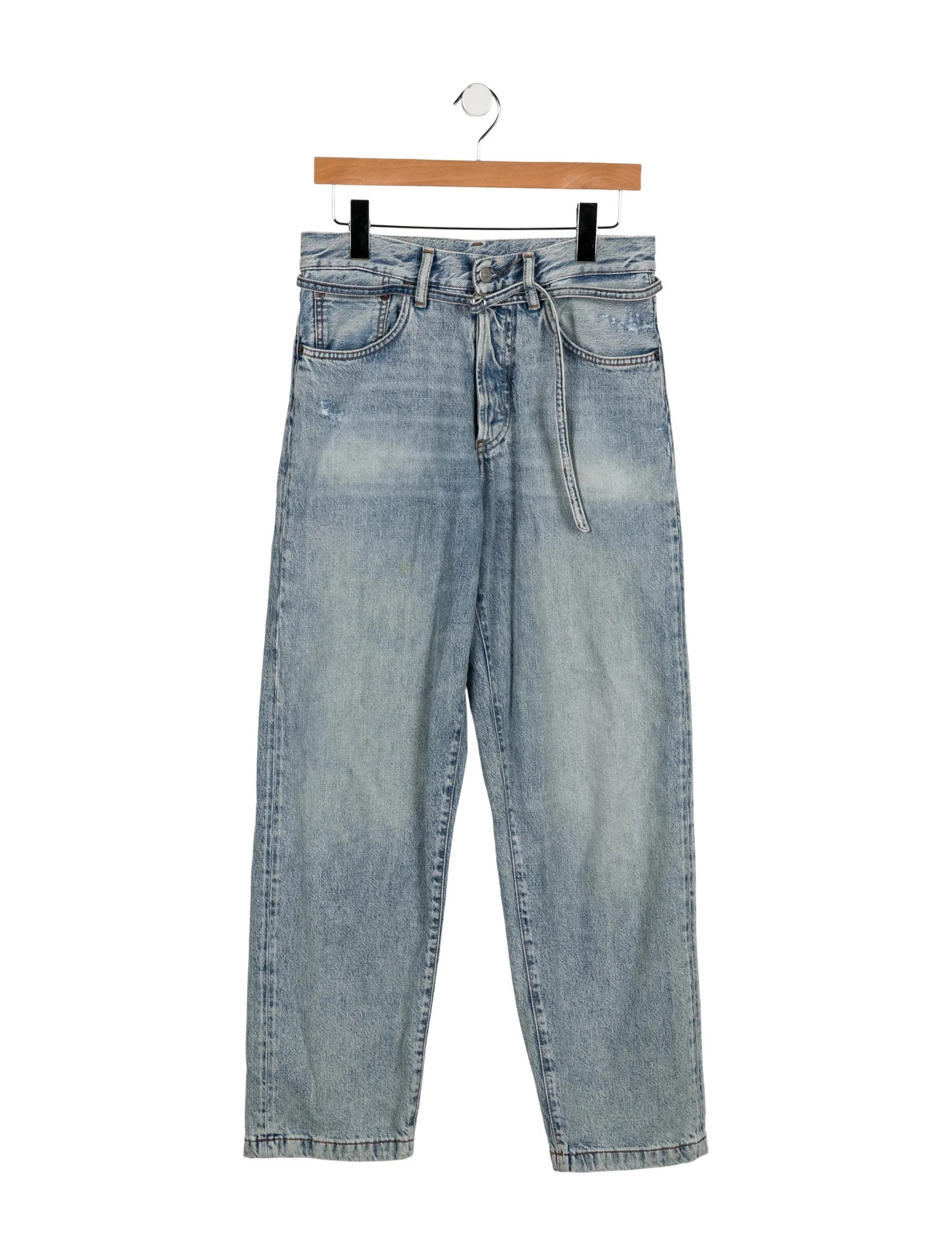 High-Rise Straight Leg Jeans | The RealReal
