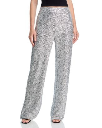 Sequin Wide Leg Pants - Exclusive | Bloomingdale's (US)