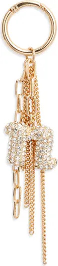 Pavé Crystal Inital Bag Charm | Nordstrom