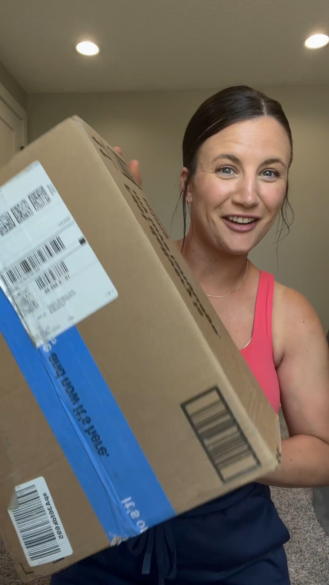 Amazon order! Light blue gray tank, cornflower romper and dark navy ribbed tank! Love these for easy outfits for a busy mom on the go! 

#LTKFindsUnder50 #LTKMidsize #LTKPetite