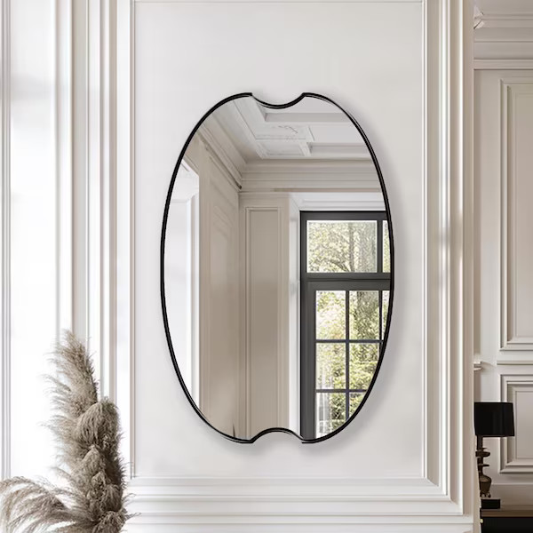 Nibbled Mirror, Unique Oval Wall Mirror With Artistic Contour, Asymmetrical Mirror, Statement Pie... | Etsy (US)