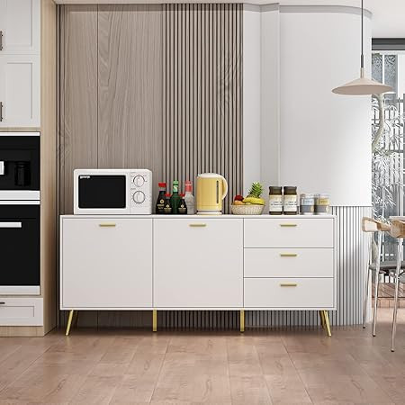 FAMAPY Sideboards and Buffets with Storage, Buffet Sideboard Storage Cabinet, Credenza Coffee Bar... | Amazon (US)