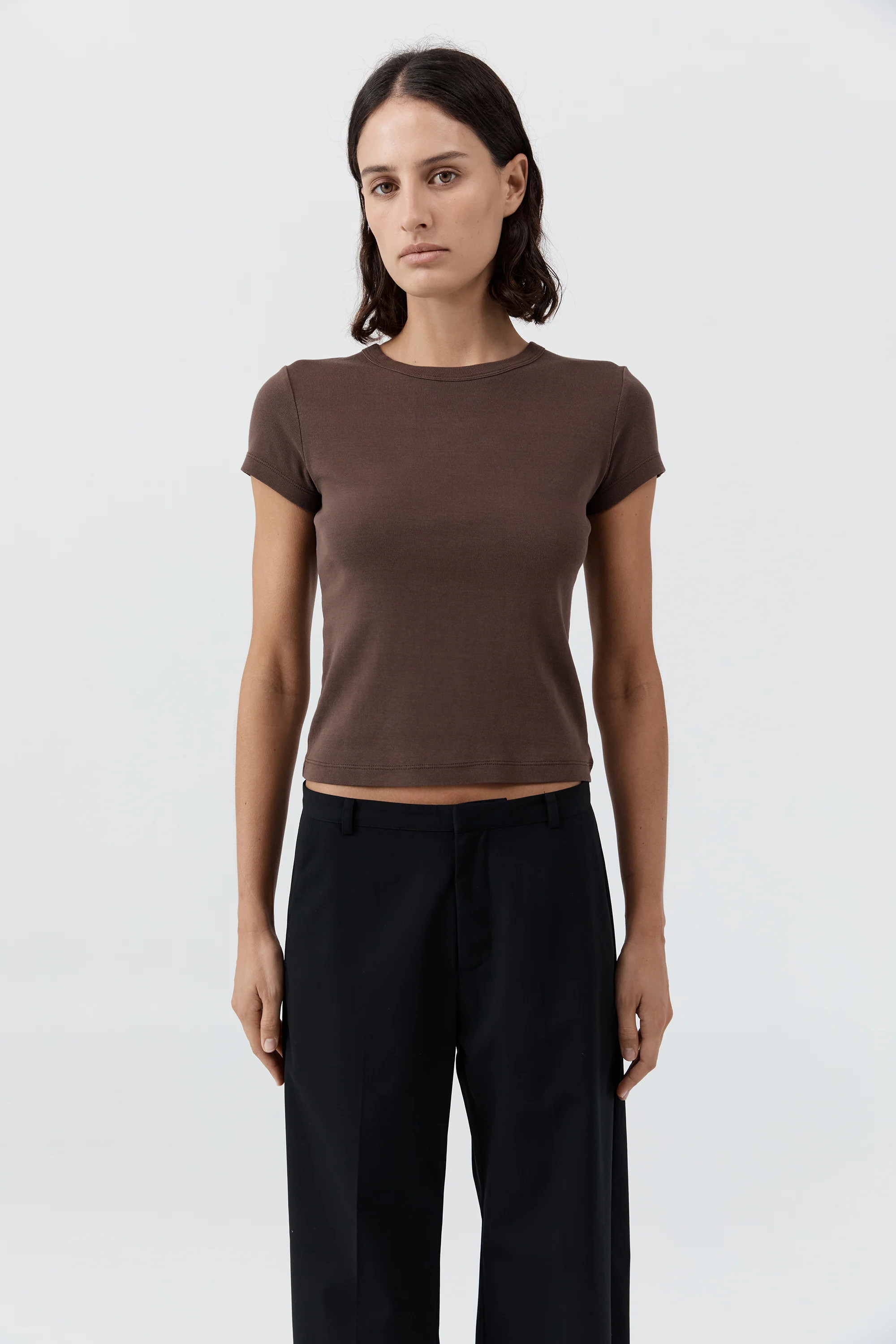 Organic Cotton Baby Tee - Fudge | St. Agni (US, UK, EU)