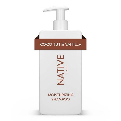 Native Coconut & Vanilla Moisturizing Vegan Shampoo Sulfate, Paraben and Silicone Free - 16.5 fl oz | Target