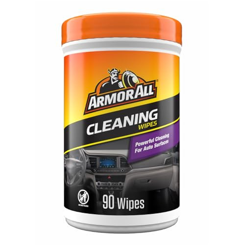 Armor All Car Cleaning Wipes 90-Count - Convenient Car Interior, Dashboard, Leather, Fabric & Vin... | Amazon (US)