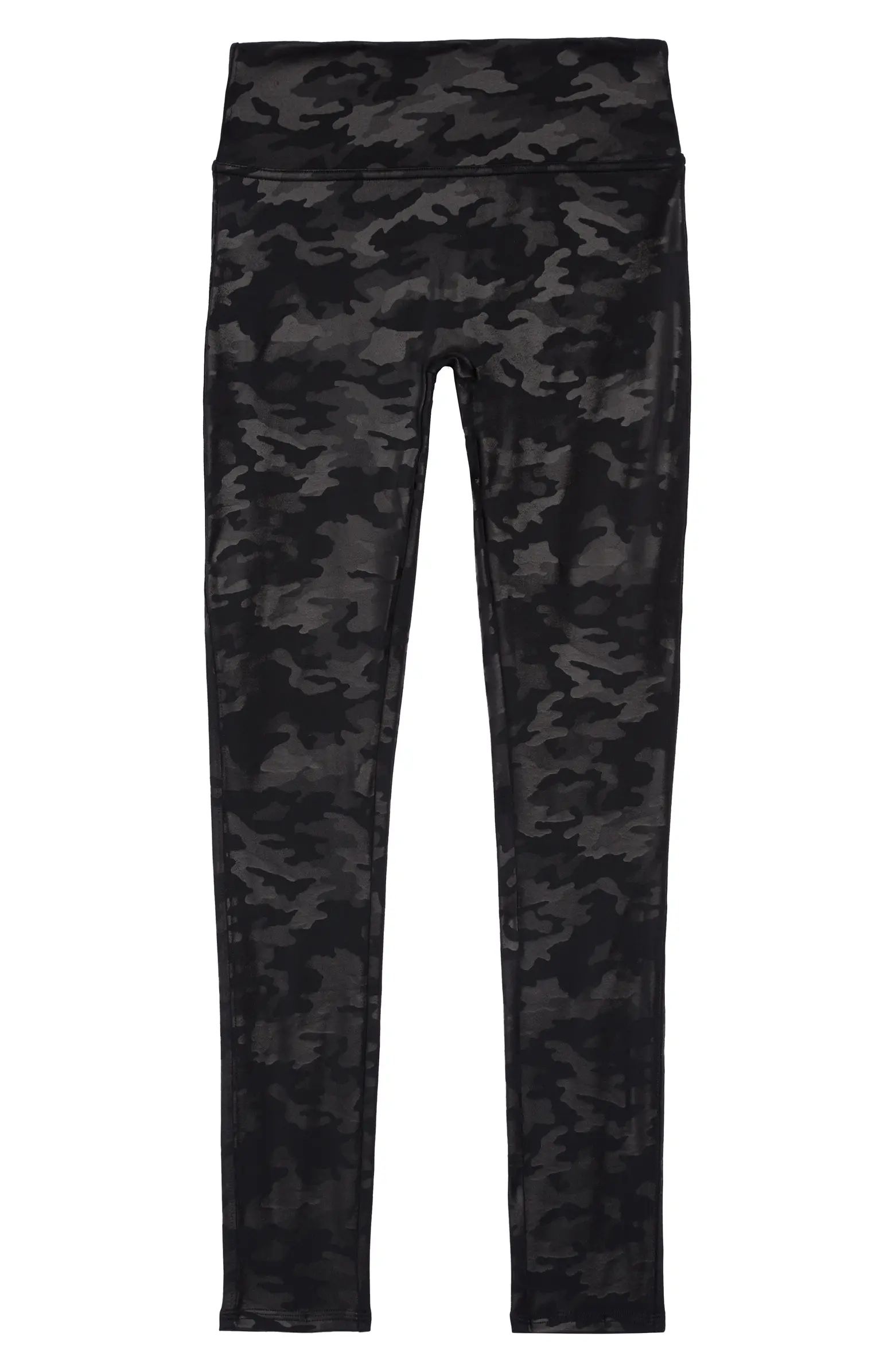 SPANX® Camo Faux Leather Leggings (Big Girl) | Nordstrom | Nordstrom