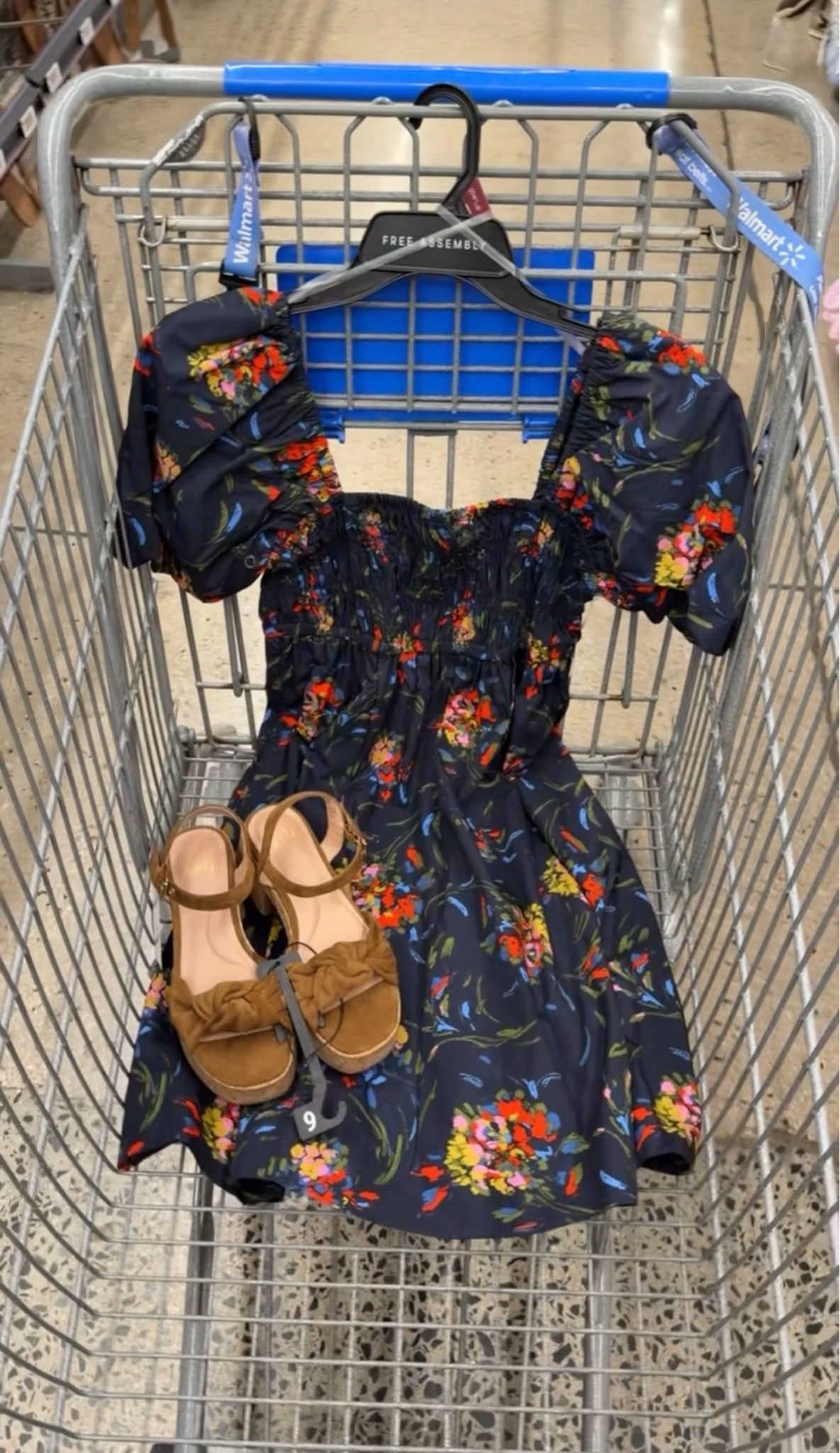 Walmart puff sleeve square neck mini dress, so cute and elevated for a daytime event, date night, brunch or party! #walmartfashion