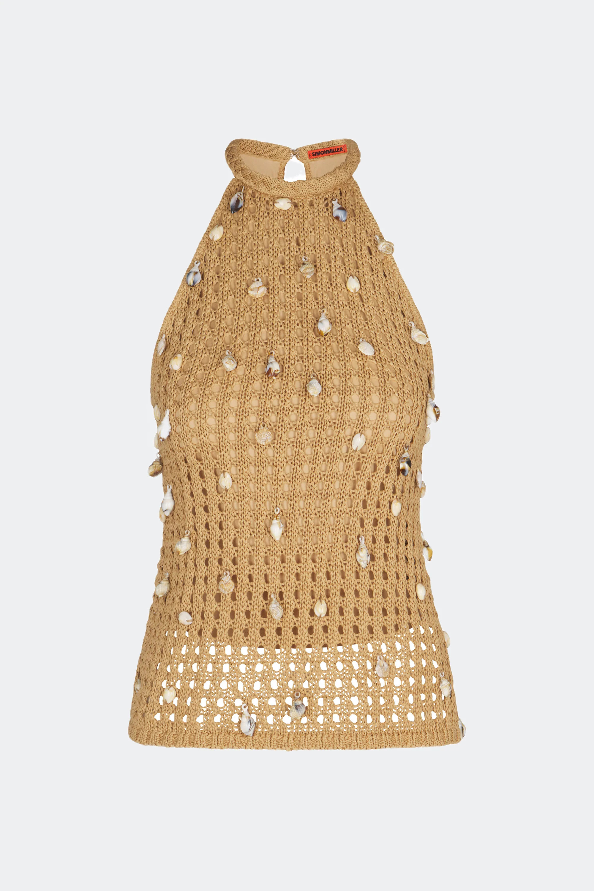 Bahi Crochet Top in Natural | SIMONMILLER | Simon Miller
