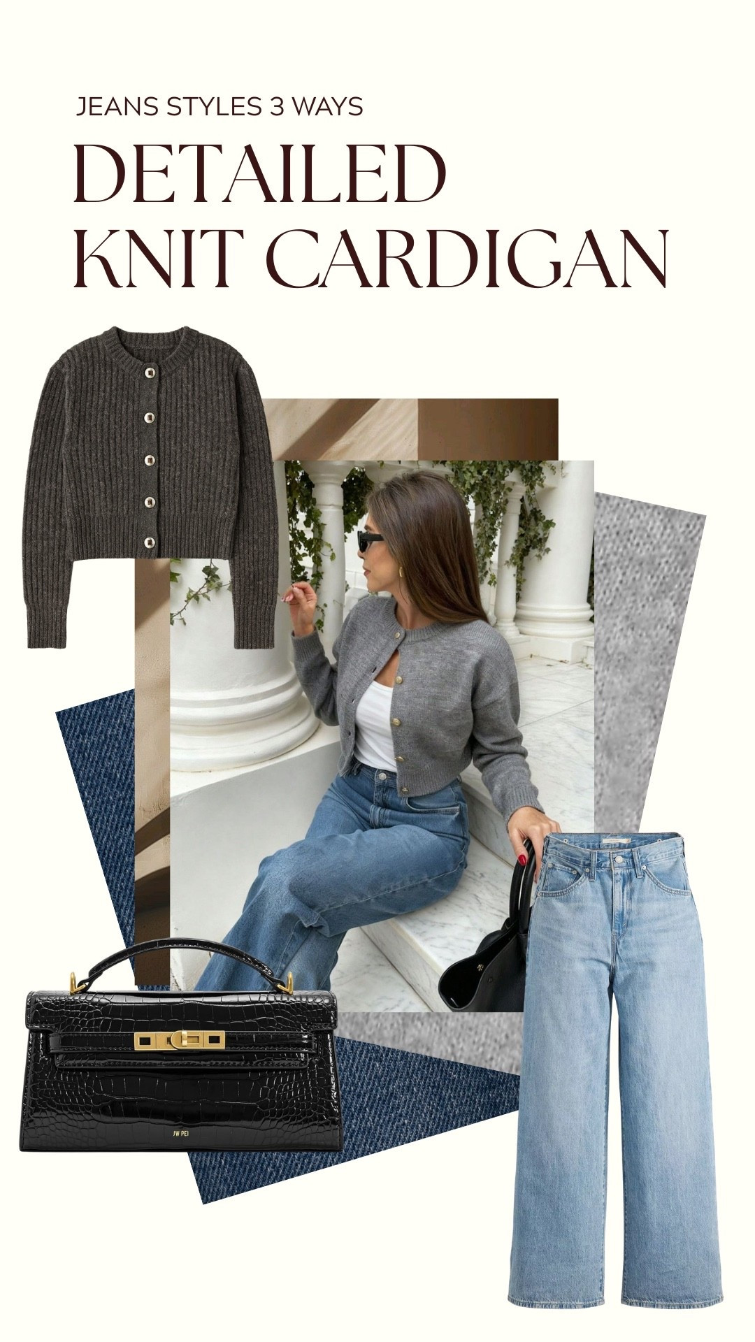 Classic denim, three ways: try them with a knit cardigan for an effortless layer

#LTKSeasonal #LTKootd