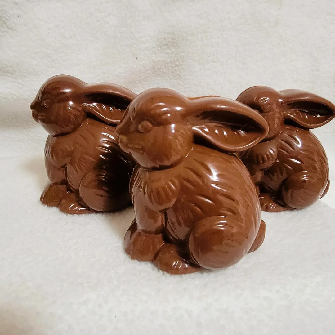 Faux Chocolate Easter Bunny With Jelly Beans, Candy Container Box, NEW - Etsy | Etsy (US)