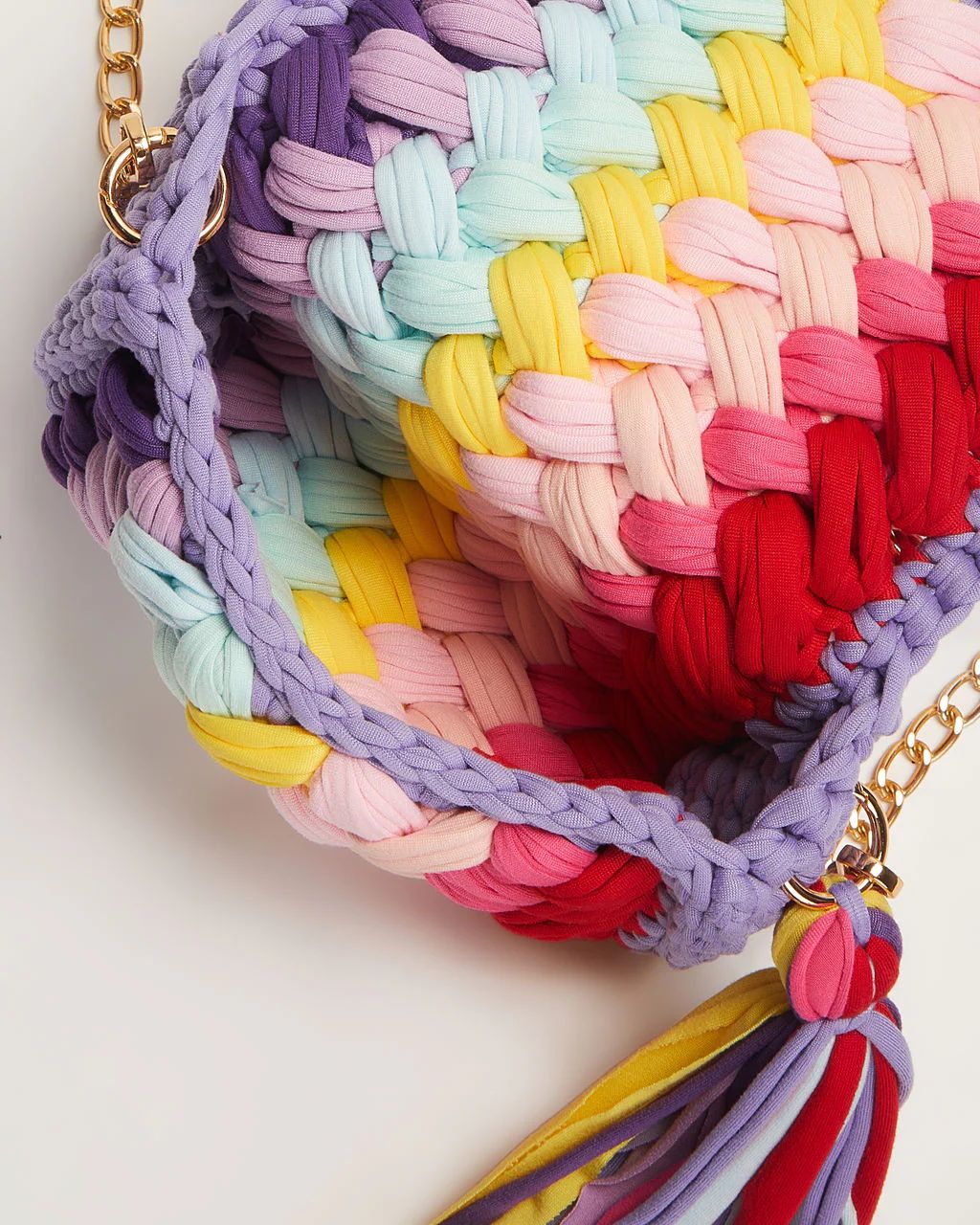 Rainbow Braided Top Handle Bag | VICI Collection