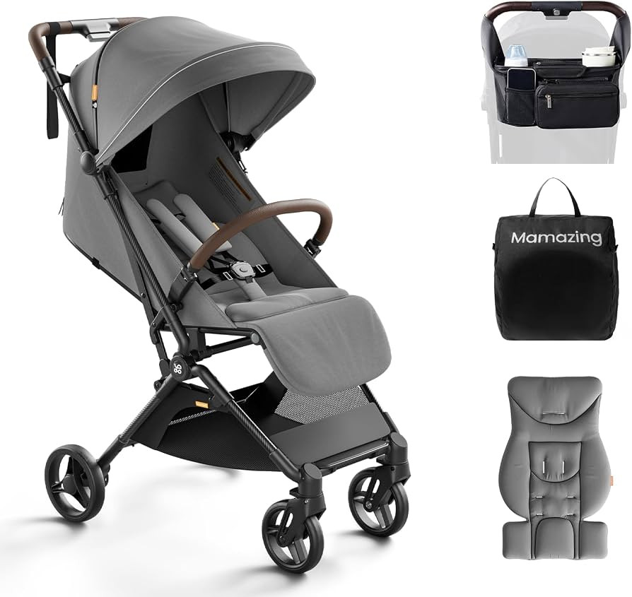 MAMAZING Ultra Air Lightweight Baby Travel Stroller with Carbon Fiber Frame, Compact & Airplane-F... | Amazon (US)