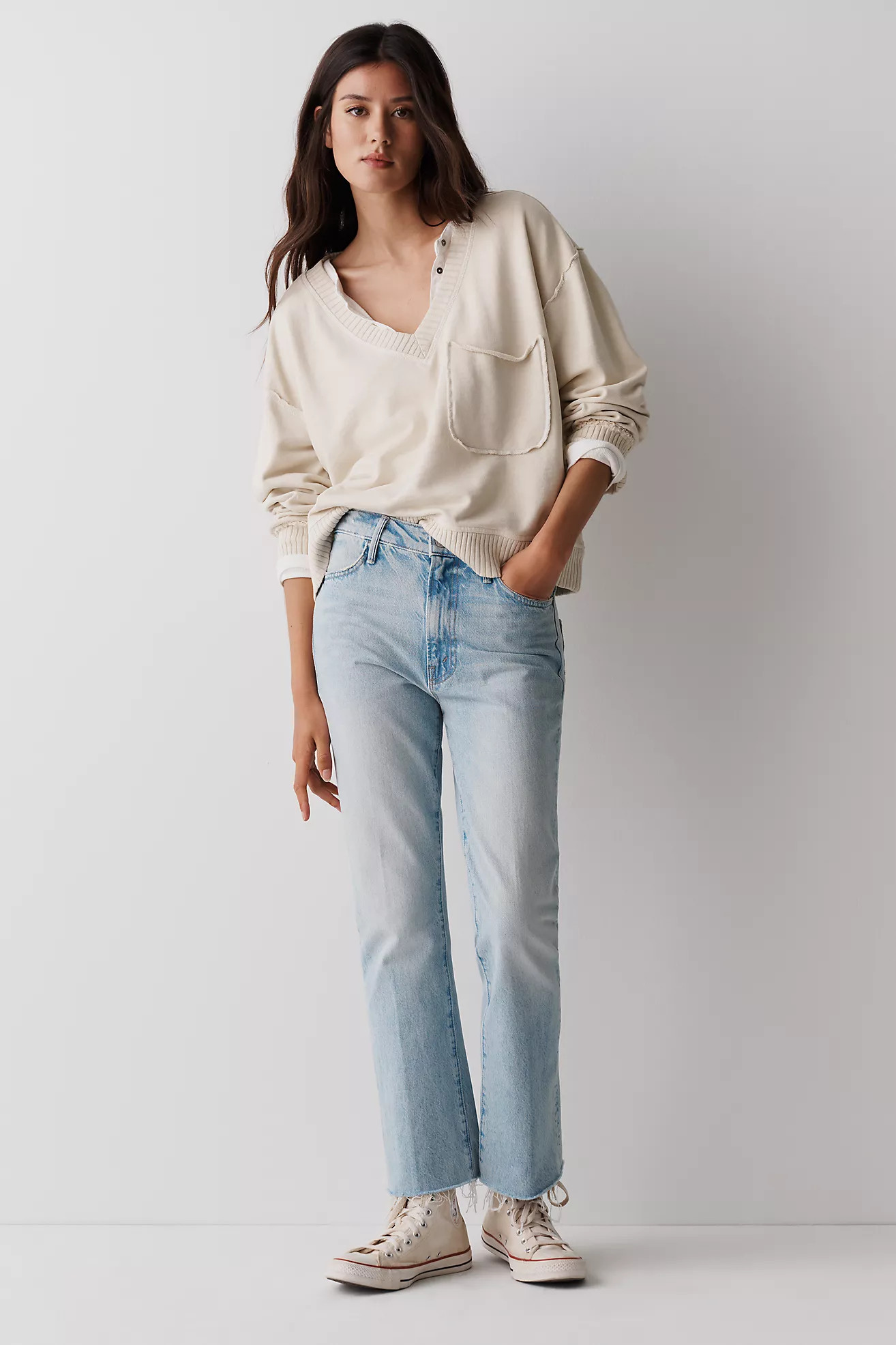 Pilcro Montana Pocket Knit Top | Anthropologie (US)