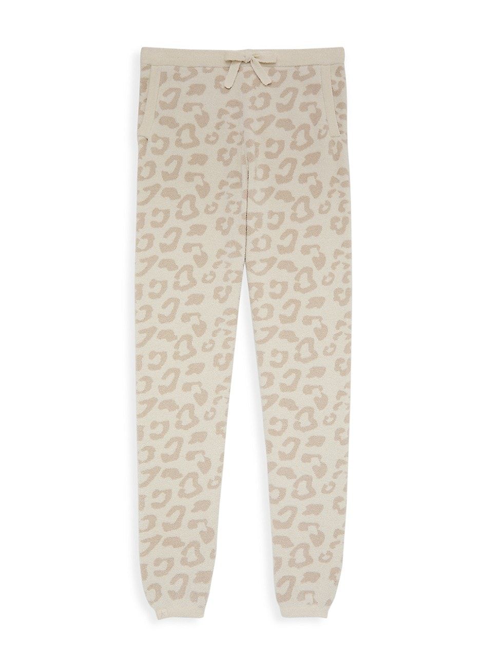 Little Girl's & Girl's Leopard Print Track Pants - Stone Cream - Size 8 | Saks Fifth Avenue
