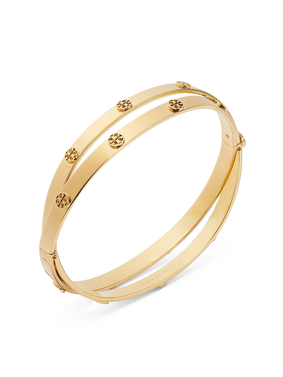 Women's Icon Logo Double Bracelet - Tory Gold | Saks Fifth Avenue