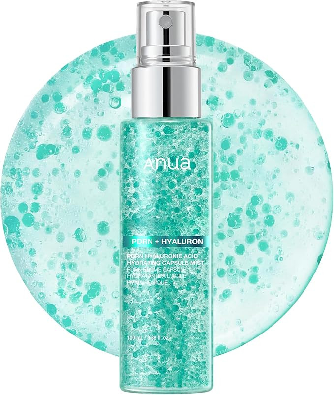 Anua PDRN Collagen Glow Facial Serum Spray, Hydrating Face Mist, Hyaluronic Acid, dewy glass fini... | Amazon (UK)