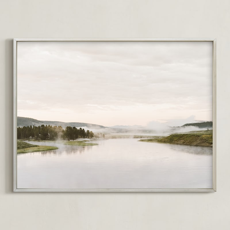 Misty lake | Minted
