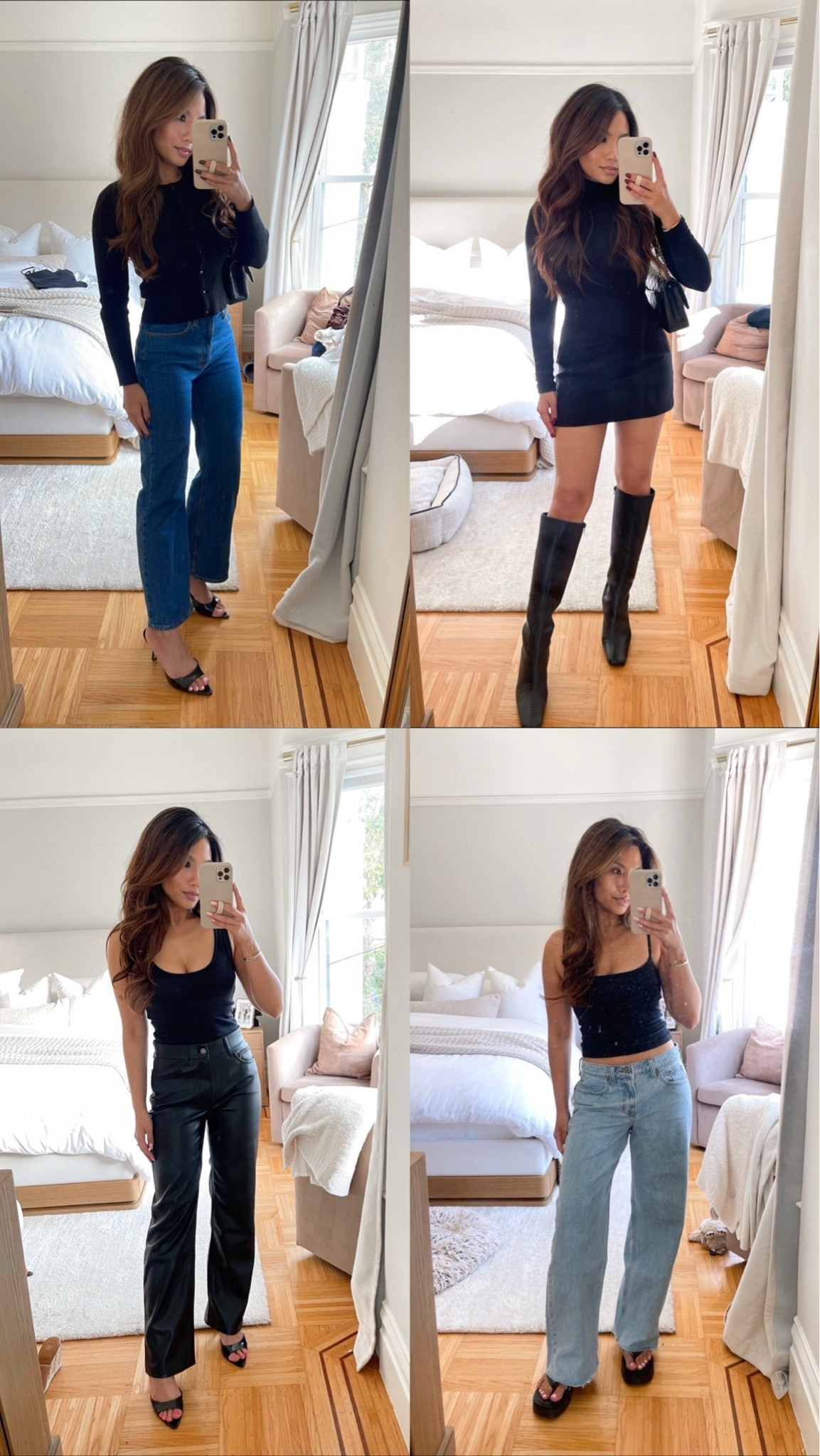 20-40% off Abercrombie + extra 20% off clearance! 

Top left - 90s relaxed jeans - dark wash, tts, 25 extra short 
Top rich - black skirt - tts, xs
Bottom left - bra free tank - tts, xs / vegan leather pants - tts, 25 short 
Bottom right - bra free cami - tts, xs / low rise ultra loose jeans - tts, 25 short

#LTKSaleAlert