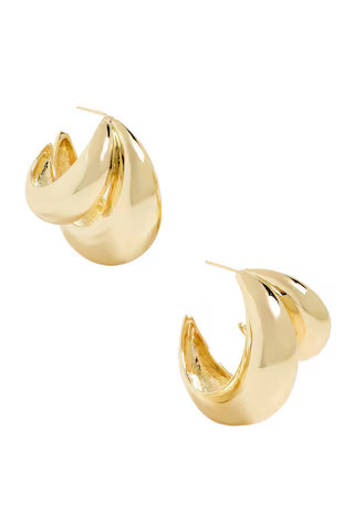 SHASHI Double Tsuki Hoop in Gold from Revolve.com | Revolve Clothing (Global)