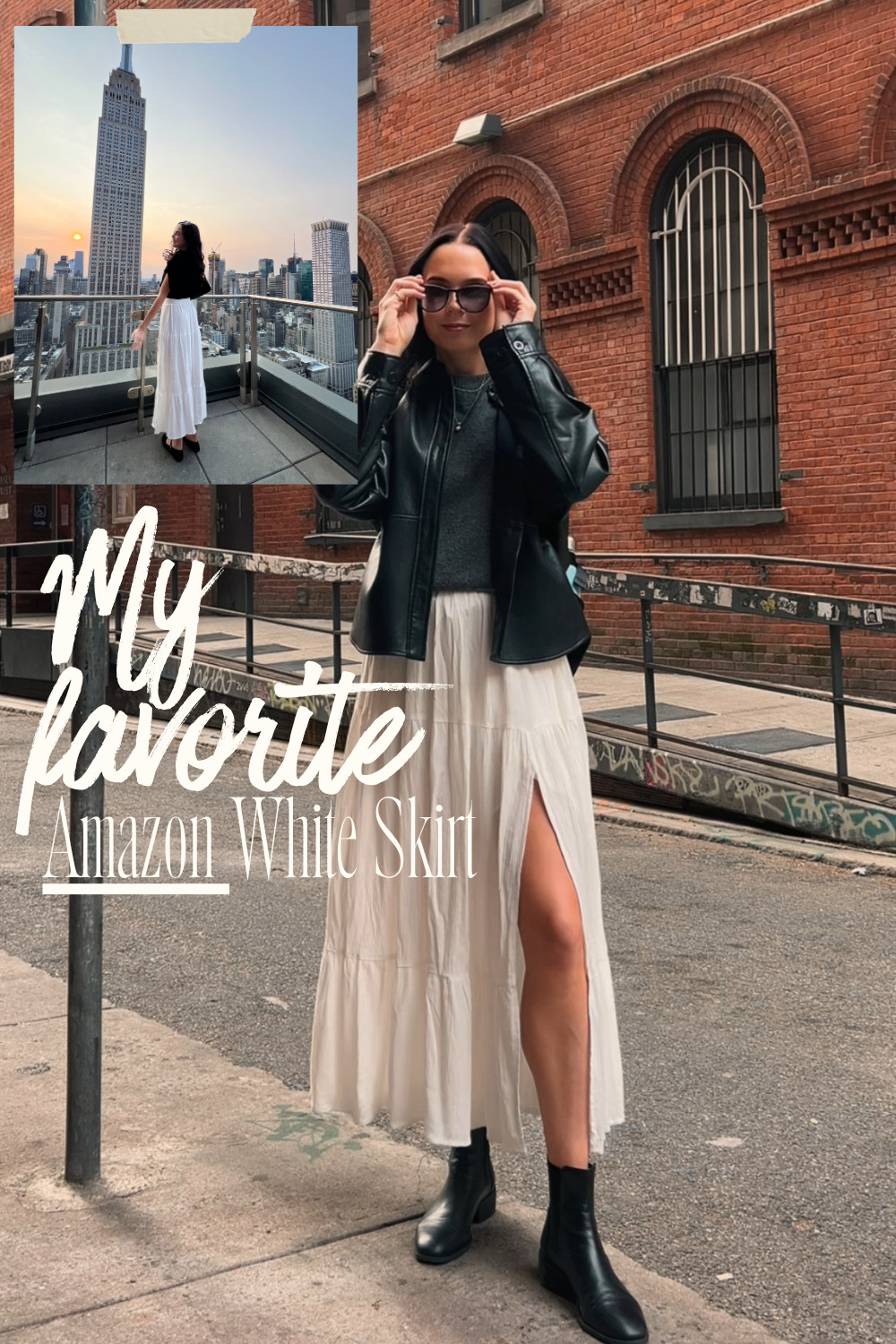 This white maxi skirt from Amazon is seriously one of my favorite finds ever! It’s flowy, flattering, and looks way more expensive than it is. I’ve styled it for rooftop nights, fall layers, and even summer trips. You can easily dress it up with a leather jacket and boots or keep it casual with sneakers and a tee. If you're not into white, they have lots of other cute colors, I want them all! 
✨ Linked here — grab it while it's on sale! 

#AmazonFinds #FallOutfitIdeas #OOTD #LTKFashion #LTKFallStyle #AmazonFashion #WardrobeEssentials #FallSkirtOutfit 

 #LTKSeasonal #LTKFindsUnder50 #LTKStyleTip