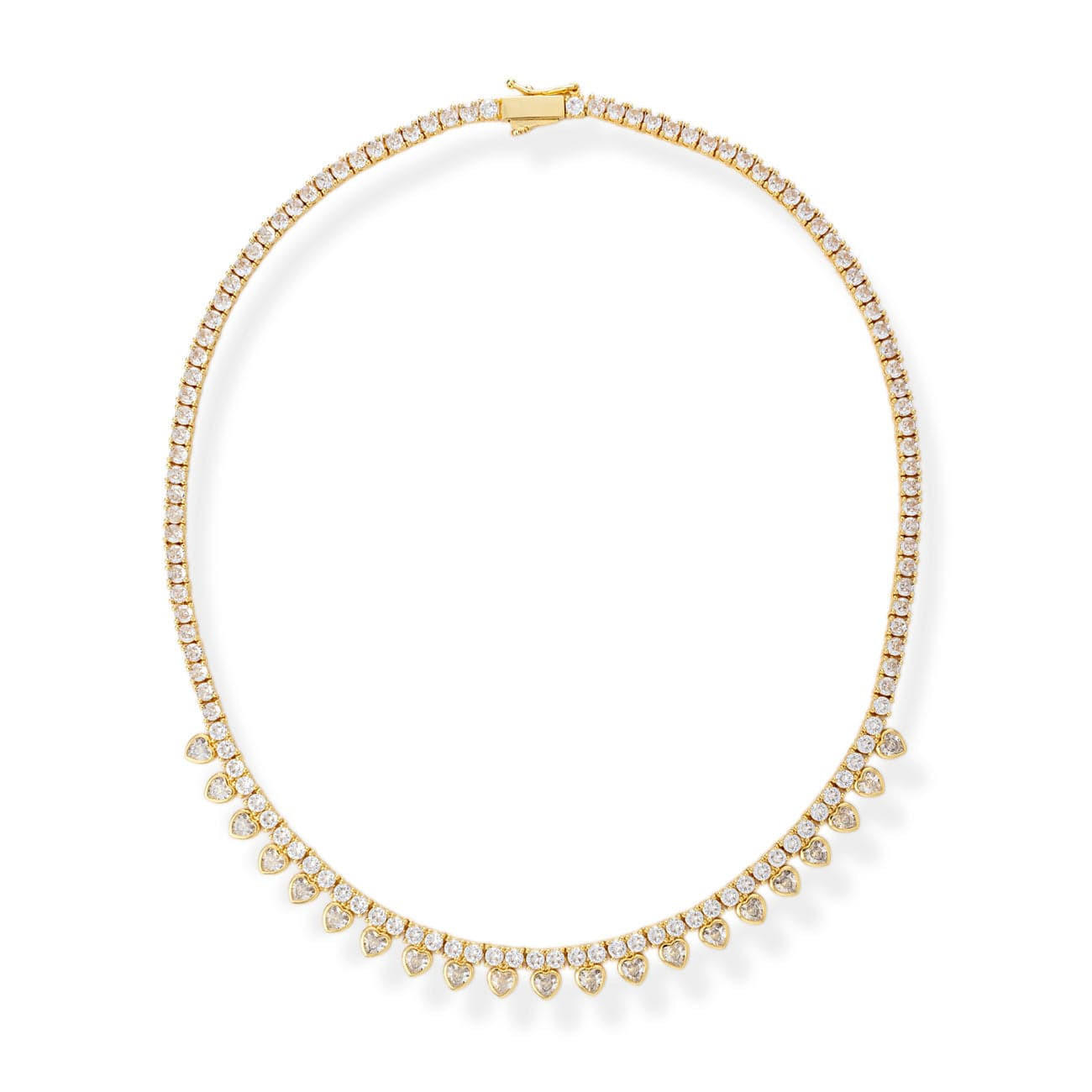 Brooke Heart Tennis Necklace | BRACHA