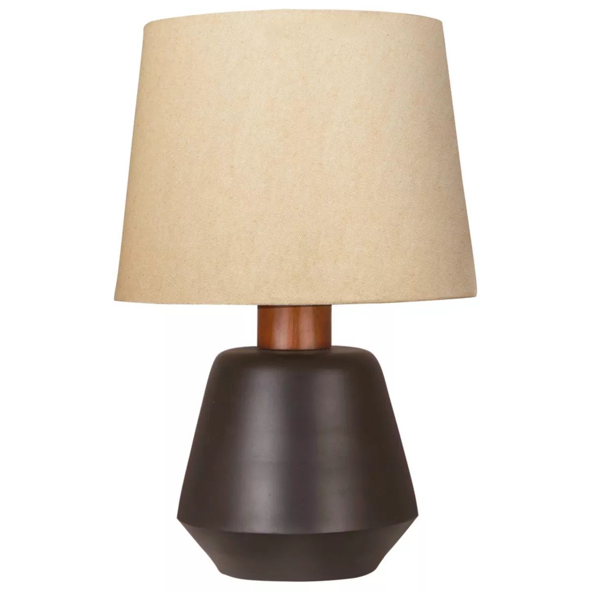 Ancel Metal Table Lamp Black/Brown - Signature Design by Ashley | Target