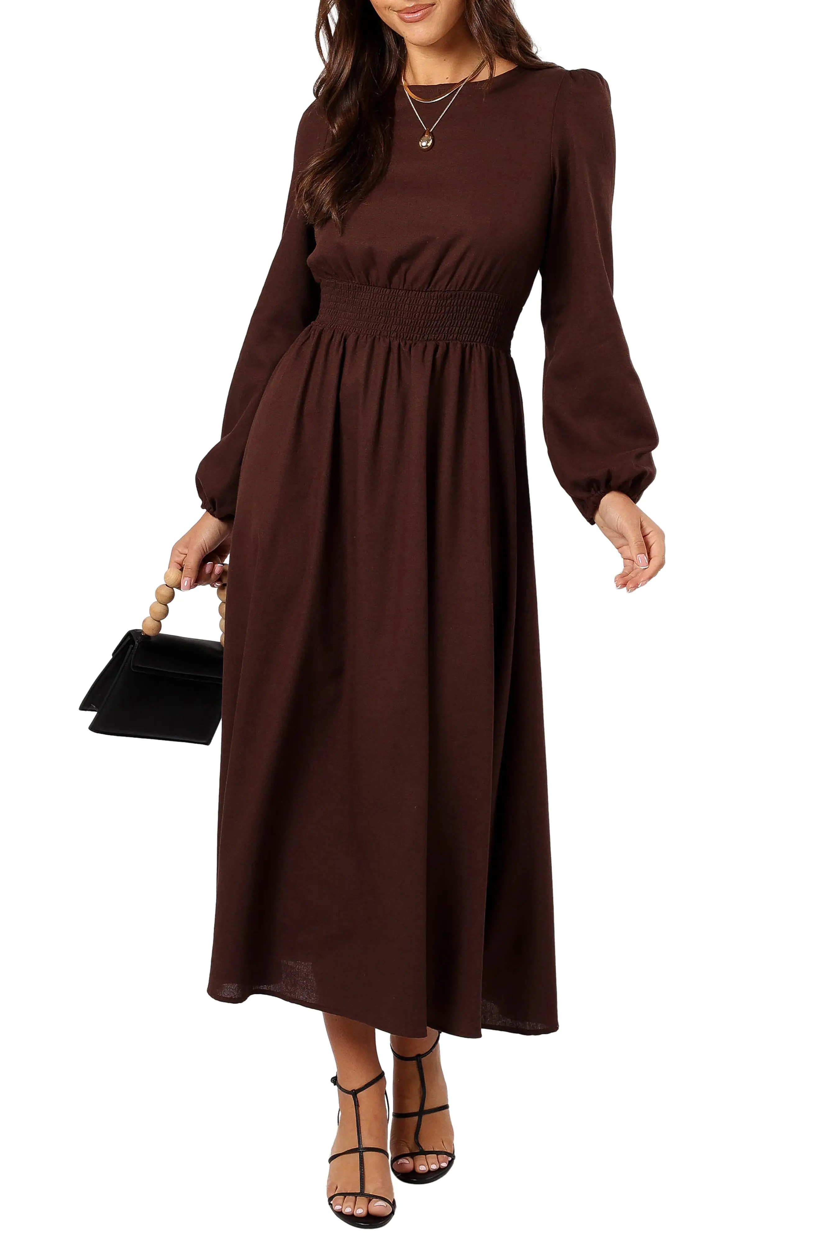 Petal & Pup Roman Long Sleeve Maxi Dress (Women) | Nordstrom | Nordstrom