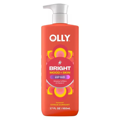 OLLY Bright Mood and Skin Vitamin-Infused Body Wash - Citrus Currant - 17 fl oz | Target