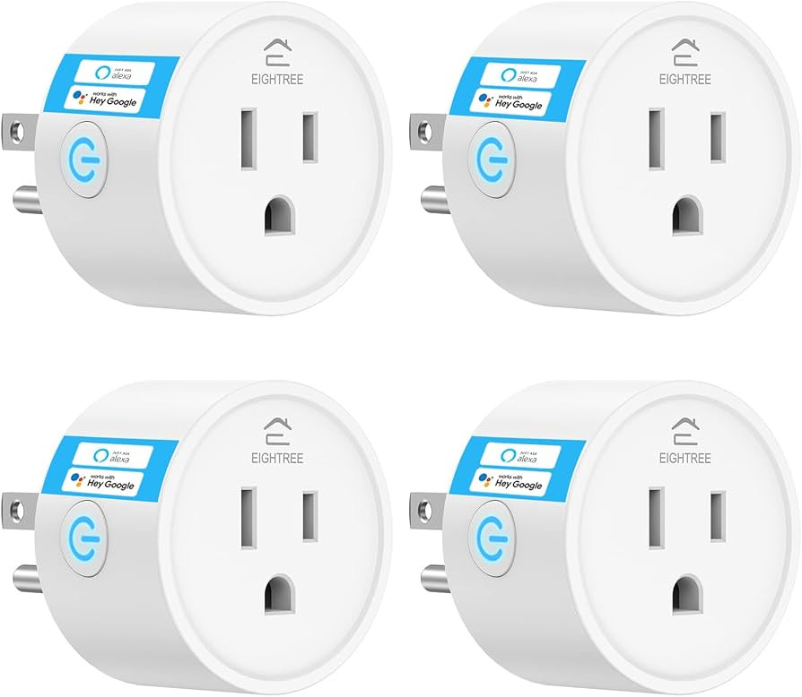 Smart Plug EIGHTREE, Alexa Smart Plugs That Work with Alexa and Google Home, Compatible with Smar... | Amazon (US)