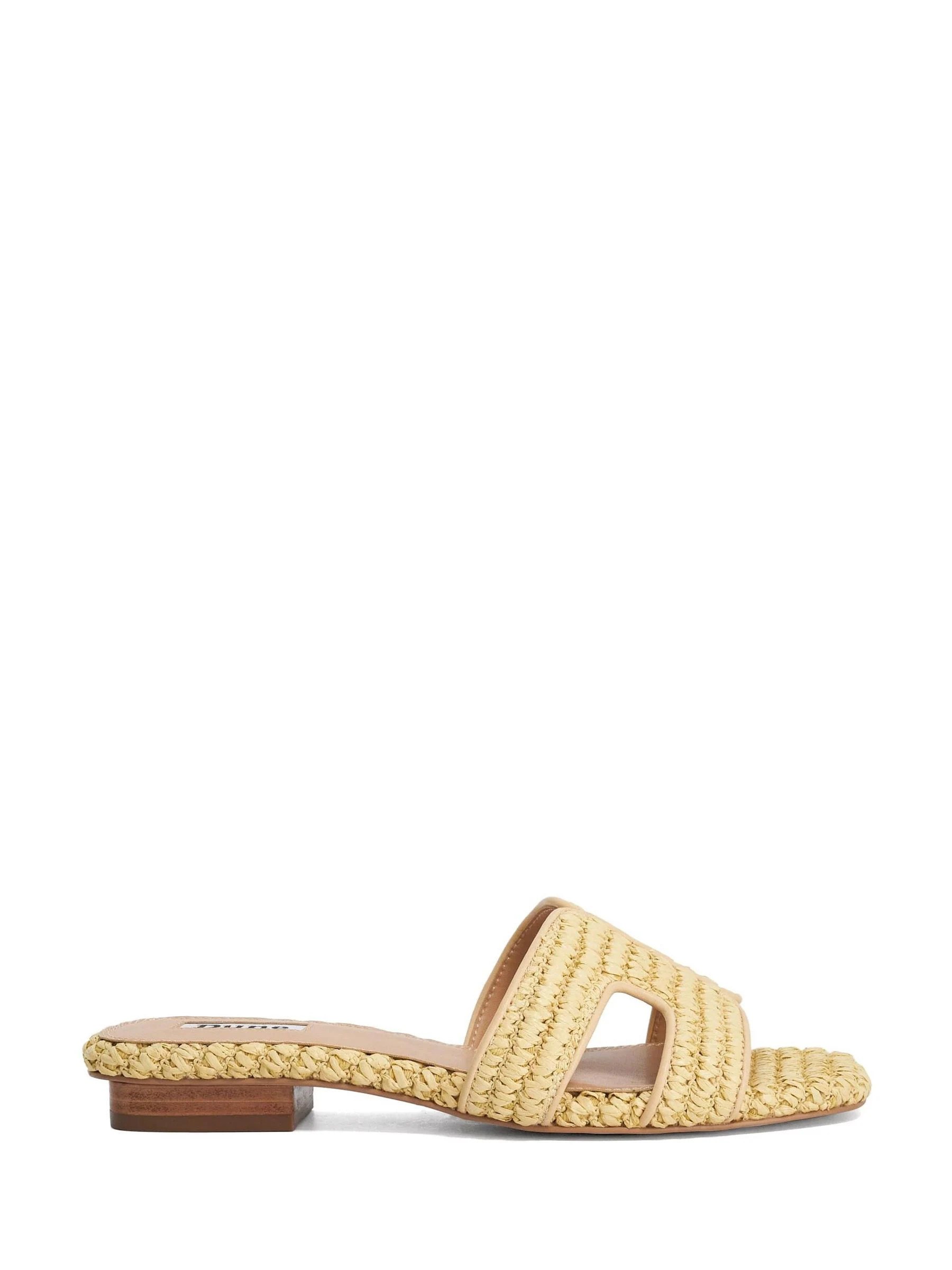 Dune London Dune London Natural Loupes Flat Sandals | Next US