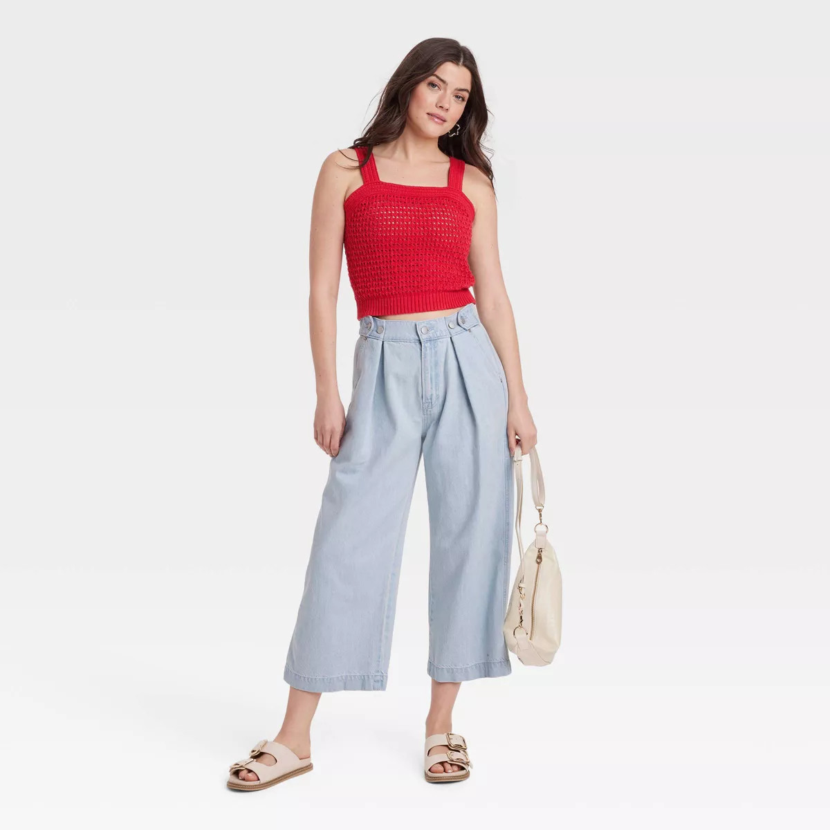 Women's Openwork Sweater Tank - Universal Thread™ | Target