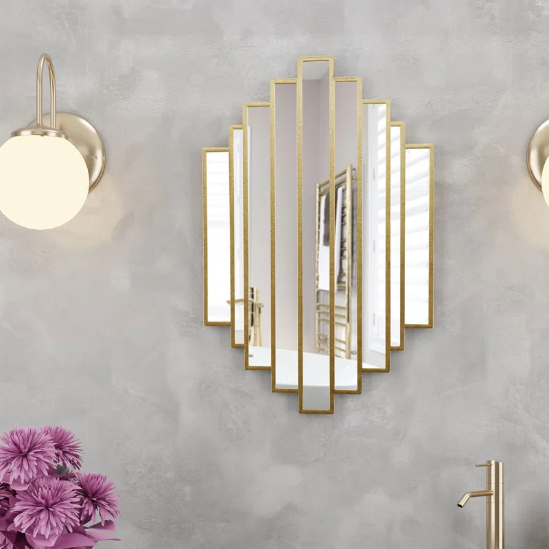 Mikkelsen Metal Rectangle Wall Mirror | Wayfair North America