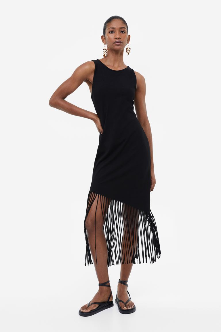 Fringe-hem Dress | H&M (US + CA)