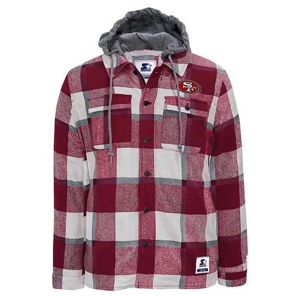 G-III San Francisco 49ers Sherpa Flannel Jacket | Scheels