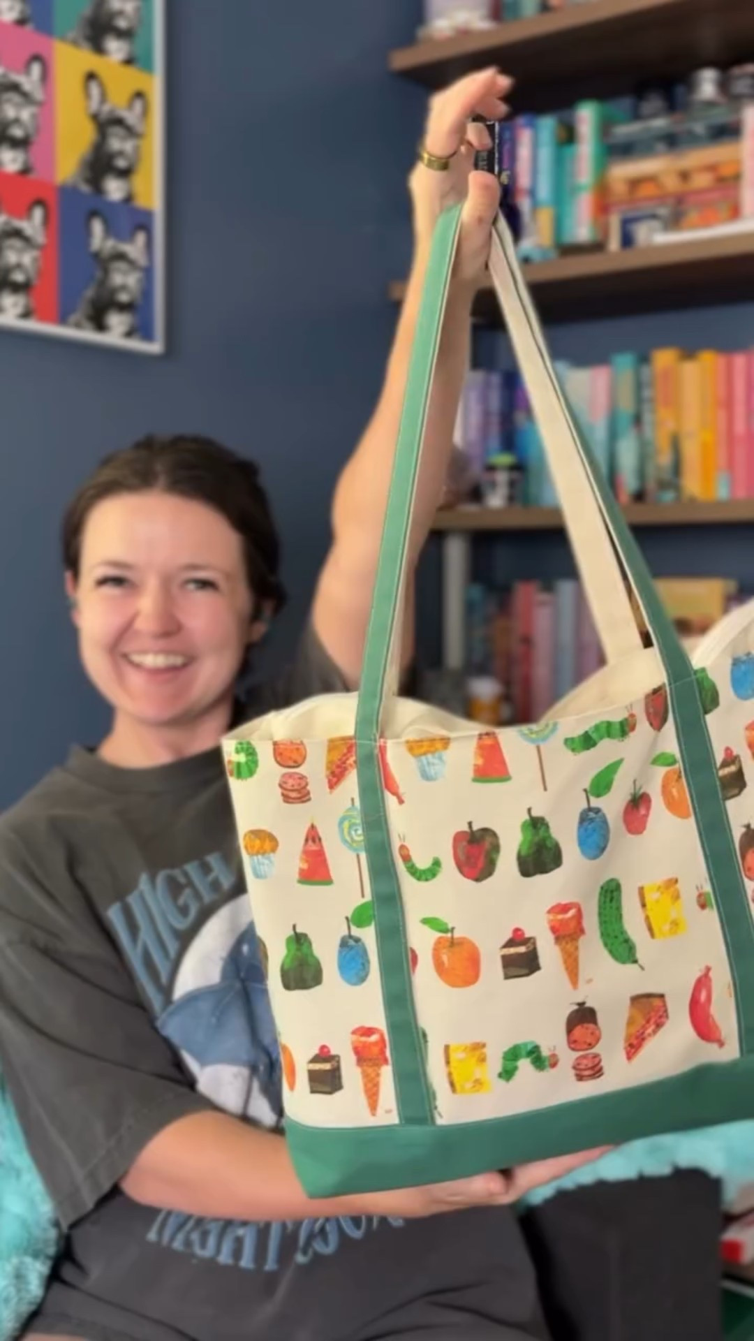 If you’re a book girl, (or maybe a teacher??) you need a Hungry Caterpillar tote that can handle all your current reads, snacks, and those random “just in case” items. 

This one fits it all: books, Kindle, snacks, and yes… even tiny hot sauce, because romance girls like it spicy on and off the page. 🌶️📚

#outofprint #hungrycaterpillar #bookgirly #booktote 

#LTKKids #LTKmomlife