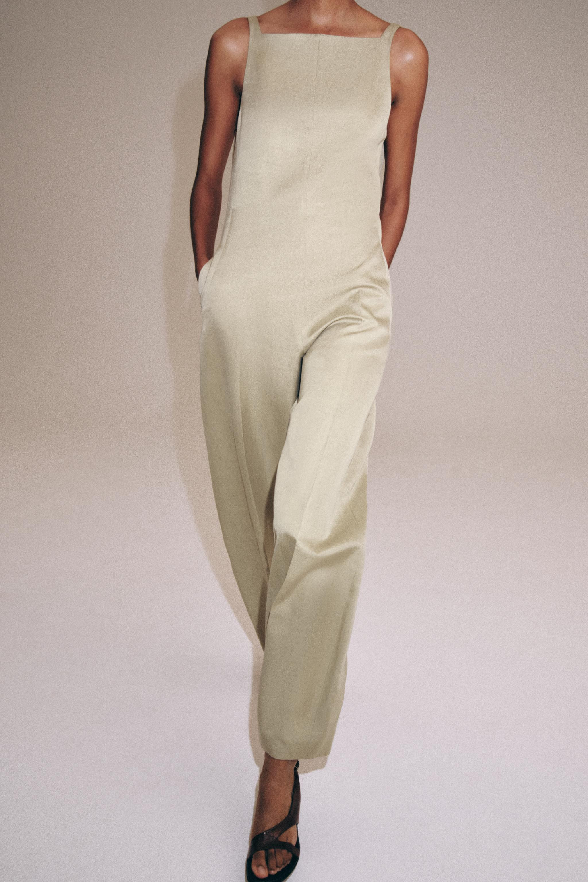 ZW COLLECTION OPEN BACK JUMPSUIT | Zara US