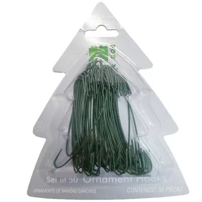 H for Happy™ 2.5-inch Christmas Ornament Hooks in Green (Set of 50) | Bed Bath & Beyond | Bed Bath & Beyond
