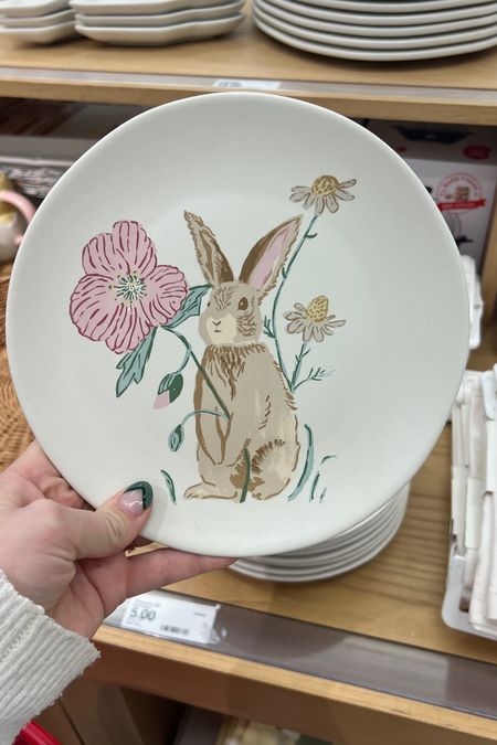 Dying over this Easter bunny plate 

#LTKhome #LTKSeasonal