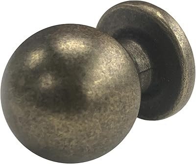 Moonlight Manor 5 Pack 1" Inch (25mm) Round Solid Cabinet Hardware Pulls Antique Cabinet Drawer Ball | Amazon (US)