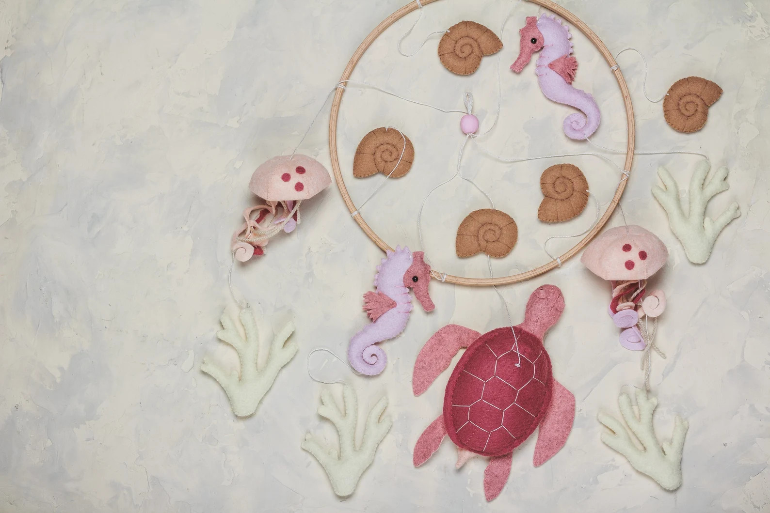 Turtle Mobile for Baby Crib Nautical Nursery Decor Baby Shower Gift Ocean Mobile Felt Cot Mobile ... | Etsy (US)