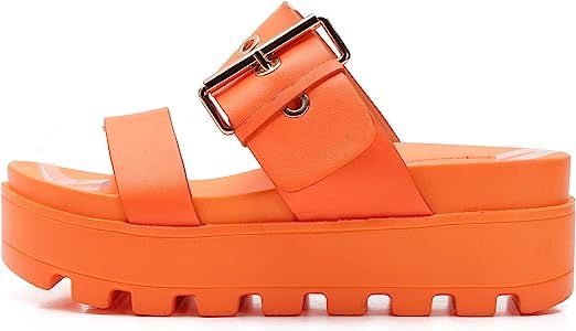 MACKIN J 591-1 Women's Open Toe Platform Slide Sandals | Amazon (US)