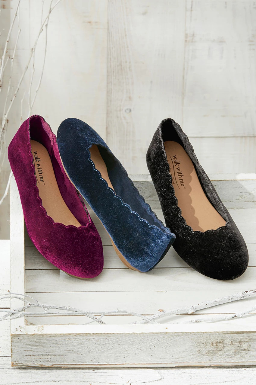 Celebration 2 Velvet Flats by Walk With Me™ | Coldwater Creek
