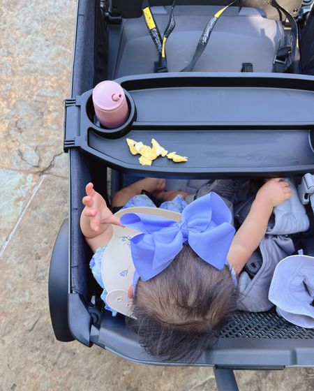 Stroller wagon for babies, toddlers and young kids. Love how easy it is to push or pull, steers like a dream and doesn’t feel bulky despite the size. Can fit four kiddos! 

#LTKFamily #LTKKids #LTKBaby