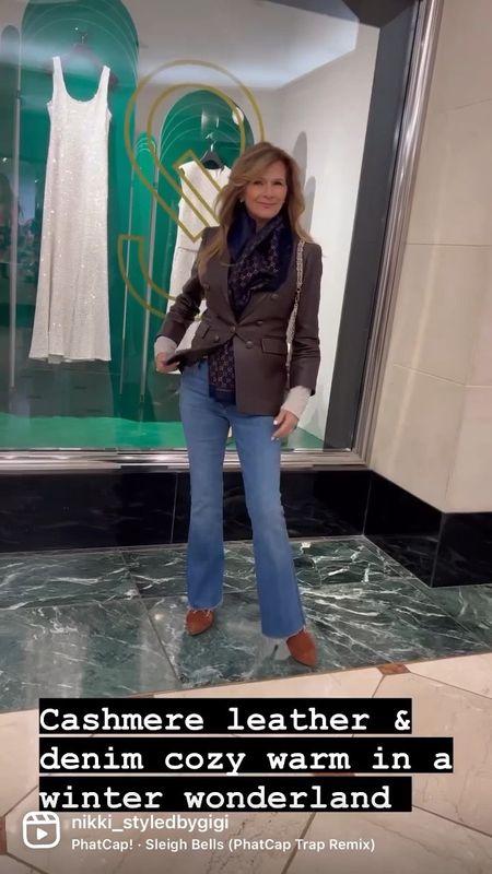 Great travel outfit perfect jacket to wear add a cashmere sweater for extra warmth. Great fitting Mother Denim and comfy booties.. ❤️

#LTKSeasonal #LTKstyletip #LTKtravel