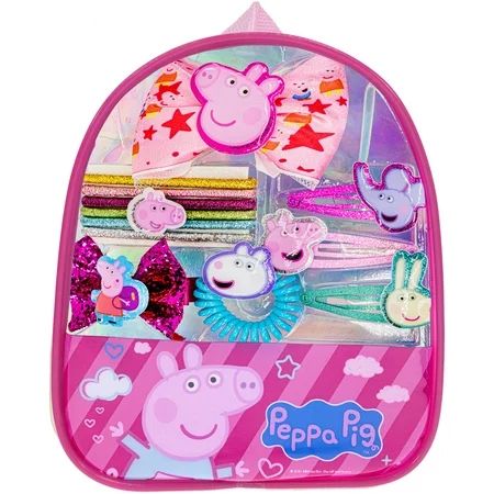 Peppa Pig - Townley Girl Backpack Cosmetic Makeup Hair Accessories Set Girls Ages 3+ | Walmart (US)