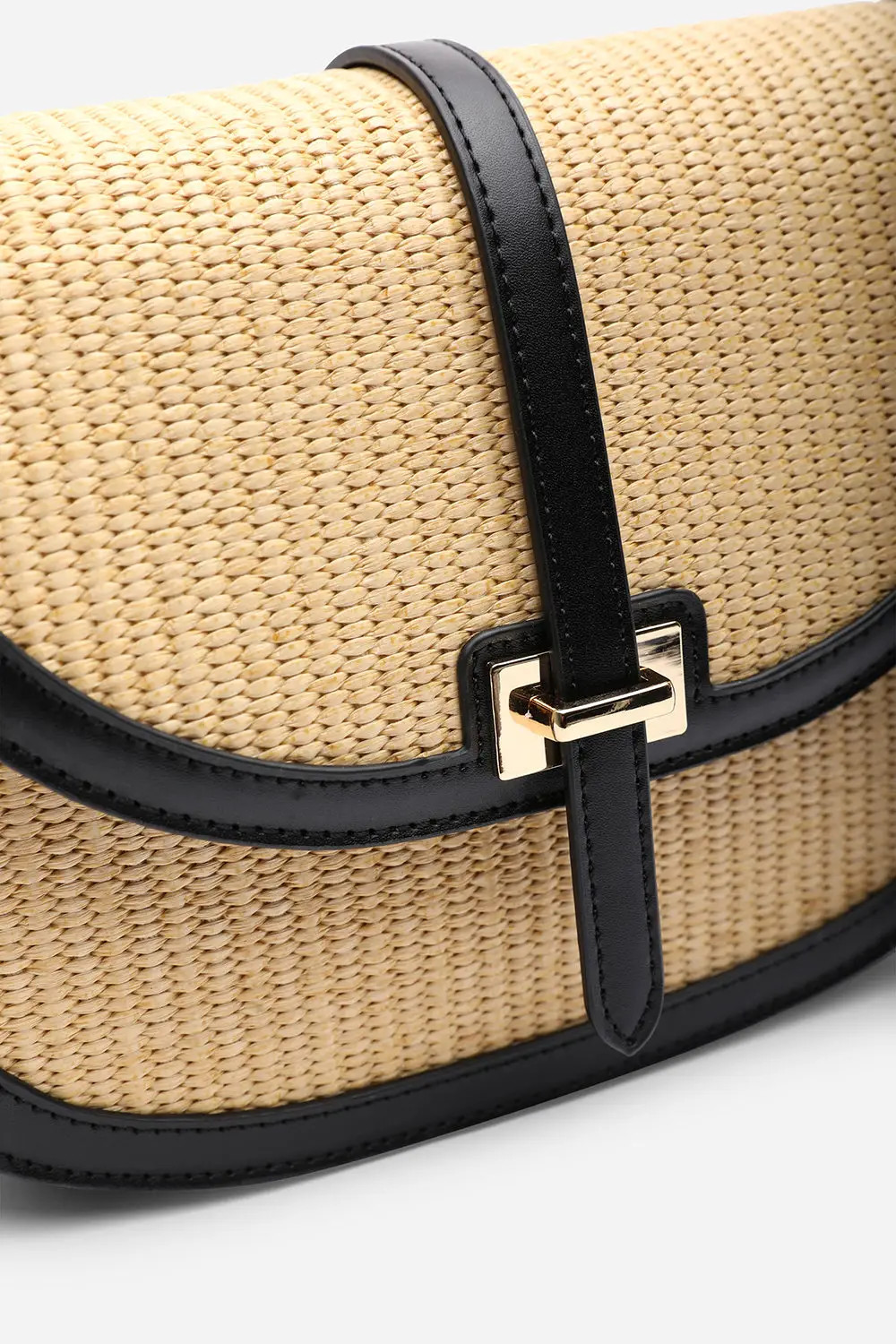 Tan Where's That From Amira Raffia Cross Body with Flap Bag | Boohoo | Boohoo.com (UK & IE)