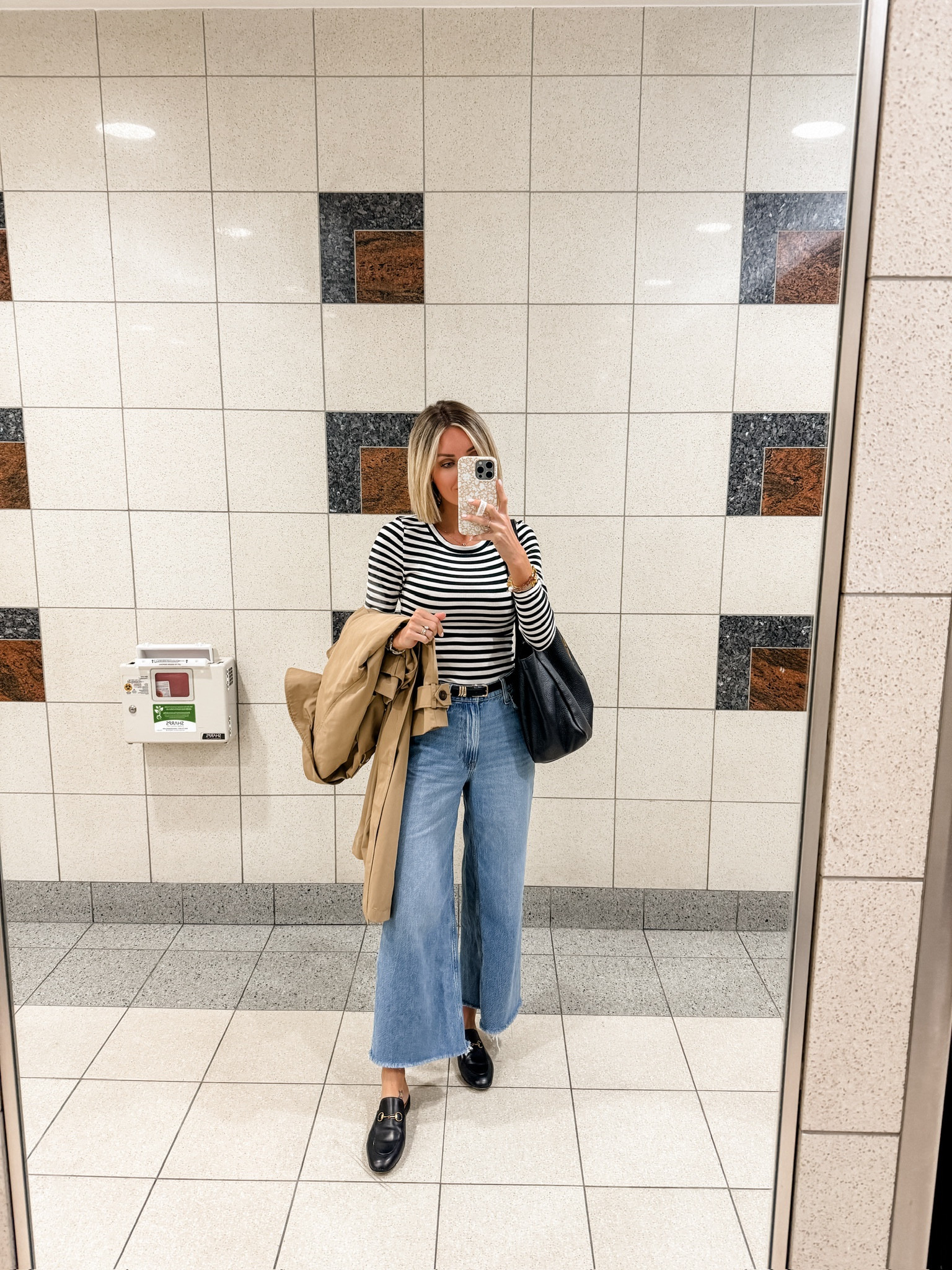 I wore this look to the airport a few weeks ago and these jeans were so comfortable to travel in! Wearing XS/25! 

Loverly grey, jeans, trench coat, travel outfit 

#LTKTravel #LTKSeasonal #LTKStyleTip
